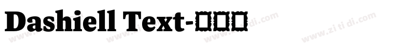 Dashiell Text字体转换 Dashiell Text字体转换